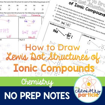 Making Molecules: Dot Structures and Ionic Compounds .